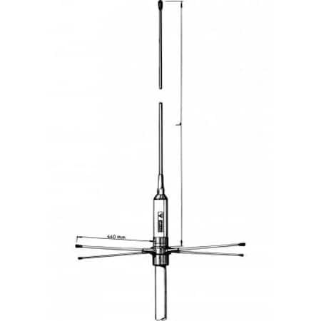 Plugit 6 m 1000KHz VHF Fiberglass Antenna PL2446275